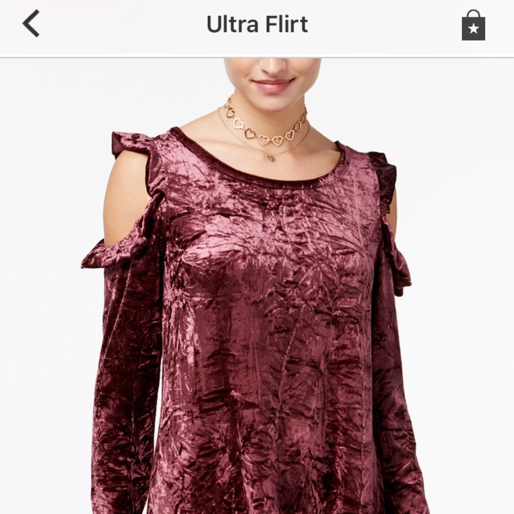 🇺🇸🇺🇸🇺🇸VELVET COLD SHOULDER TOP😍